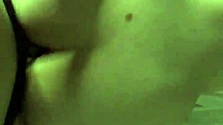 Tight wet pussy fucked with dildo in POV