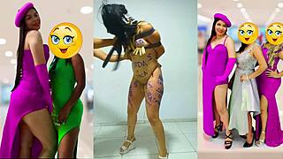 Slave Samantha Dances While Bound, Gagged, and Choked in BDSM Scene