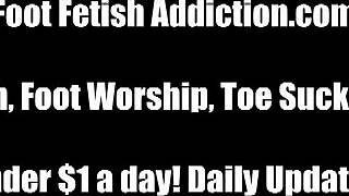 You get to worship our feet!