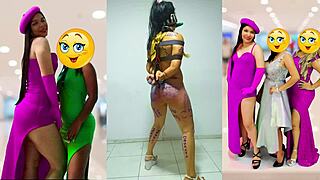 Slave Samantha Dances While Bound, Gagged, and Choked in BDSM Scene