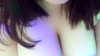 My fat mom masturbates alone downstairs