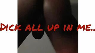 A black transgender man thrusting vigorously