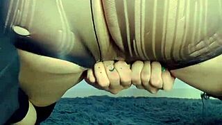 Latina teen squirts big in sexy lingerie 😜