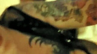 mature woman performs oral on stepson