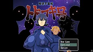 These tight space suits can't hold her massive tits!