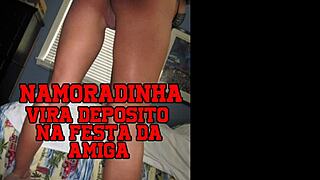 Girlfriend becomes cum dump at friend's party 😈