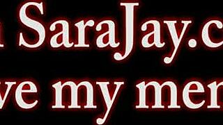 Sara Jay Uses Hitachi for Solo Masturbation Orgasm