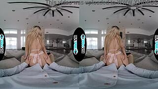 Latina maid gets fucked in her first VR porn, wow! 😍