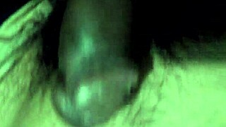 Shemale with big cock performs cumshot with sounding in a wild scene.