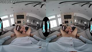 Latina maid gets fucked in her first VR porn, wow! 😍