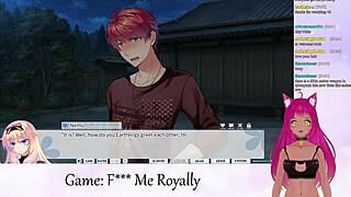 Vtuber Plays 'Fuck Me Royally' Part 1 With Kissing And Hentai.