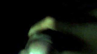 Shemale with big cock performs cumshot with sounding in a wild scene.