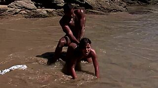 Can This Sexy Latina Handle A Big Black Cock Outdoors?