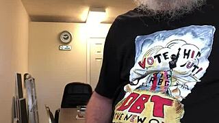 horny mature amateurs masturbate shaved pussies to orgasm and cumshot.