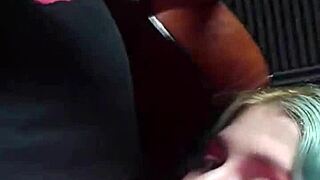 Amateur's playful oral skills on guitar-themed video