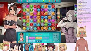 i'm lewdneko playin huniepop 2 double date part 6 with big tits