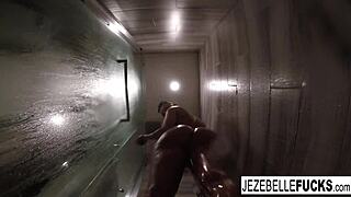 Sexy Jezebelle Bond Films Herself in Bath Masturbation