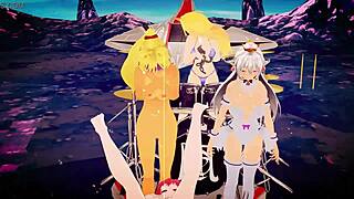 【 Mmd R18】 Engel Dancing Erotically