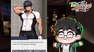 straight man tries gay sex with muscular bodybuilder