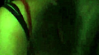 Chatty amateur babe gives a sloppy blowjob