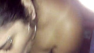 THE PETITE GIRL IS DOING ORAL ON HIS PUSSY