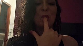 The wife engages in bdsm activities with her partner, involving various roles and actions in detail.