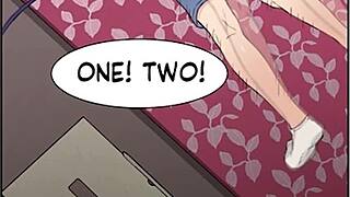 Teacher gropes milf mother-in-law to orgasm in anime