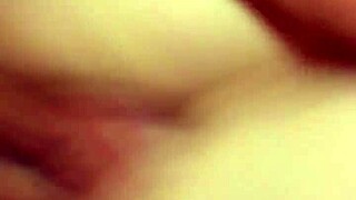 Young tattooed girl with tight pussy in POV