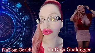 Pink Lip Gloss Obsession Instruction with Glasses Goddess