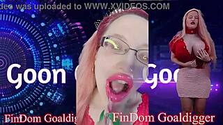 Pink Lip Gloss Obsession Instruction with Glasses Goddess