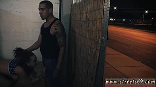 I Left Behind Homemade Rough Doggy with Old Young at the House Outdoor