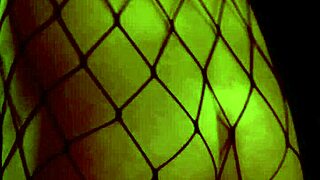 that classy russian teen fingers her pussy in stockings