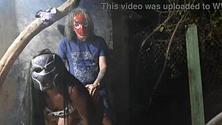 i got pounded by homem aranha at the halloween party, family saw it