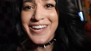 Nia Bleu and Brett Maker fuck during concert.