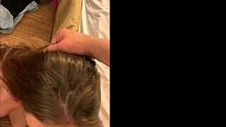 Hot Milf Gets Facial and Swallows for First Time Deepthroat