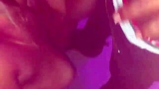 I'm fucking my blonde in the club bathroom