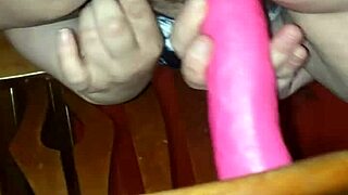 she's riding that dildo like it's a real cock