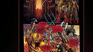 Succubus battles in the bonus comic arena stage.