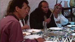 Mature bitch loves sucking hard cock daily.