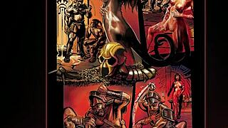 Succubus battles in the bonus comic arena stage.