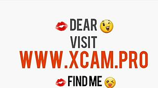 Webcam sesh got wild with ebony action, oops!