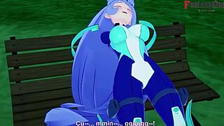 nejire hado says come fuck me in the park from boku no hero