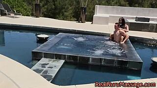 fetish masseuse gets fucked with handjob nuru massage