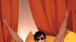 hot hentai action with manga anime cocks