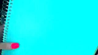 Nikole Nash squirts in public art session.