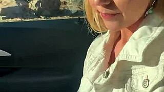 Nikole Nash squirts in public art session.