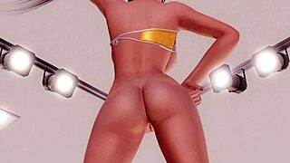 Doa5 Momiji Teases with Erotic Poses in Studio Close-Up.