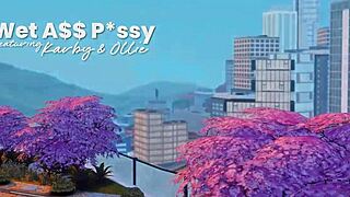 Wet ass pussy in 3D hentai