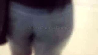 i sucked my girlfriend's ass in the shopping bathroom and finished at home with mma fighter allan guerra gomes