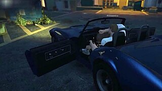 In gta 5, my online character gets a hooker in the car 😎